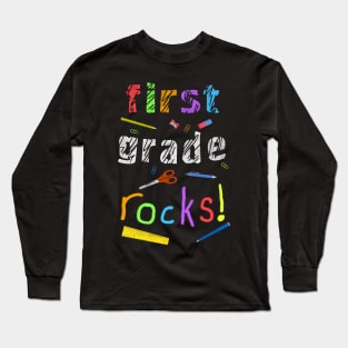 First Grade Rocks Long Sleeve T-Shirt